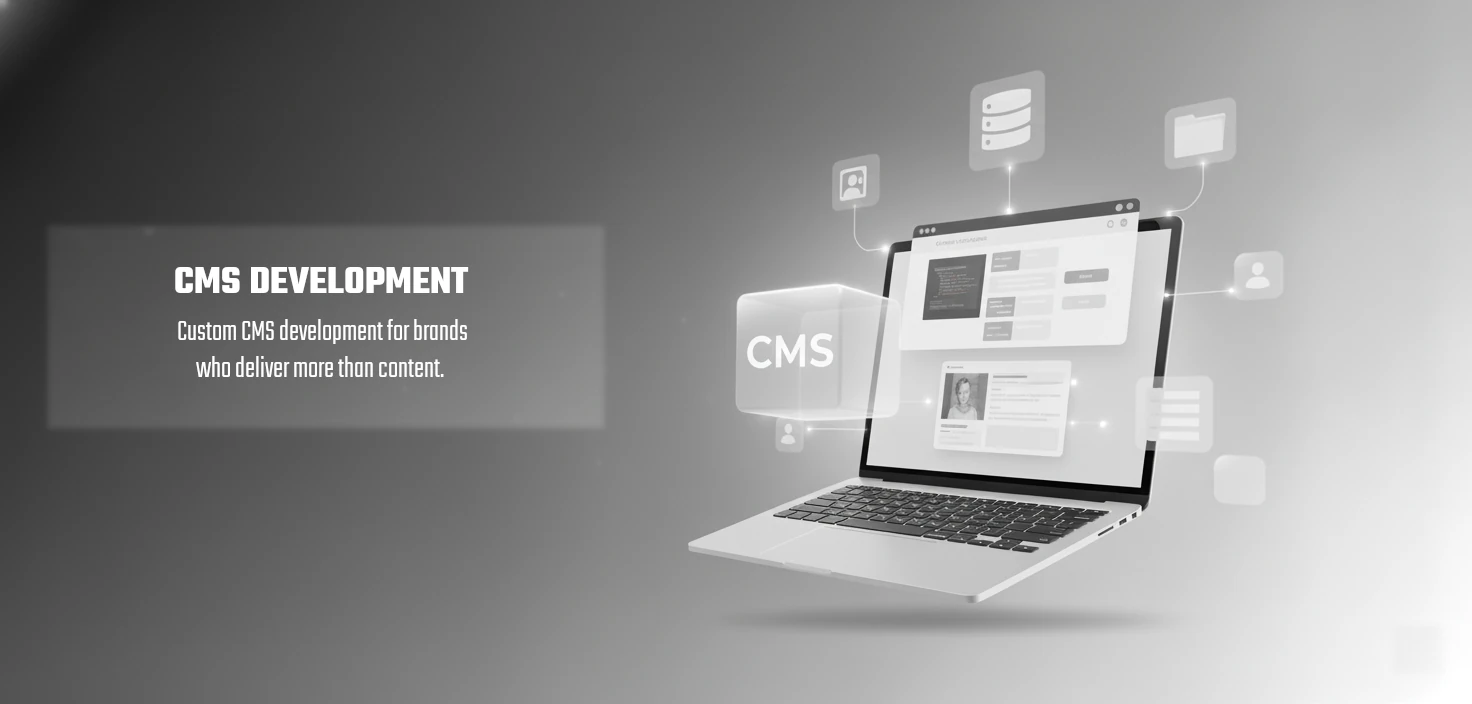 cms dashboard interface